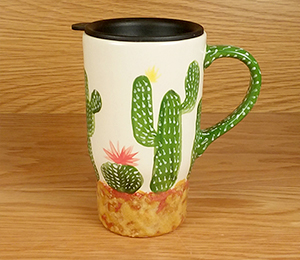 Edina - Color Me Mine Cactus Travel Mug