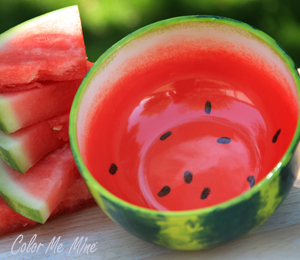 Edina - Color Me Mine Watermelon Bowl