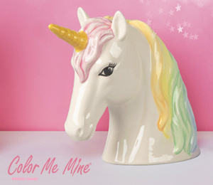 Edina - Color Me Mine Sparkle Unicorn Bank