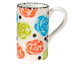 Edina - Color Me Mine Simple Floral Mug