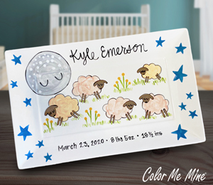 Edina - Color Me Mine Baby Announcement