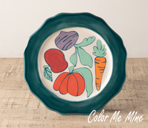 Edina - Color Me Mine Produce Plate