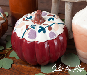 Edina - Color Me Mine Fall Pumpkin Box 
