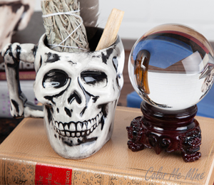 Edina - Color Me Mine Antiqued Skull Mug