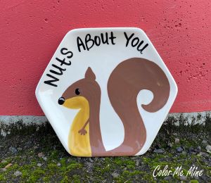 Edina - Color Me Mine Squirrel Plate