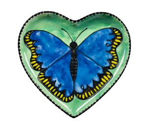 Edina - Color Me Mine Butterfly Plate