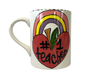 Edina - Color Me Mine Rainbow Apple Mug