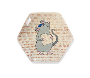 Edina - Color Me Mine Matzo Mouse Plate