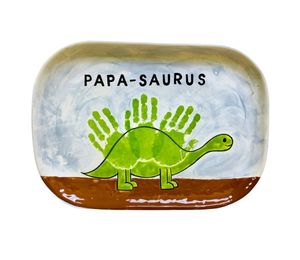 Edina - Color Me Mine Papasaurus Plate