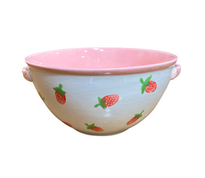 Edina - Color Me Mine Strawberry Print Bowl