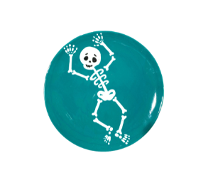 Edina - Color Me Mine Jumping Skeleton Plate