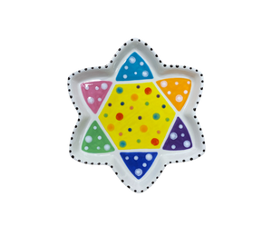 Edina - Color Me Mine Star of David Plate