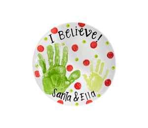 Edina - Color Me Mine Santa & Me Handprint