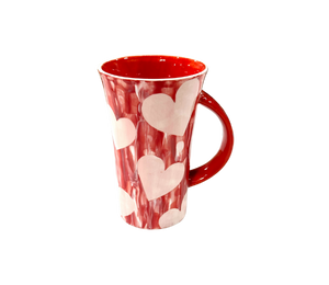 Edina - Color Me Mine Marbled Heart Mug