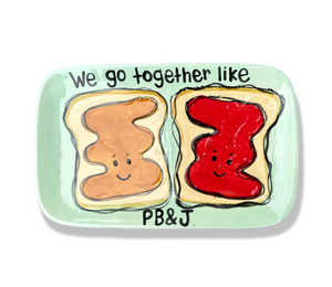 Edina - Color Me Mine PB&J Plate