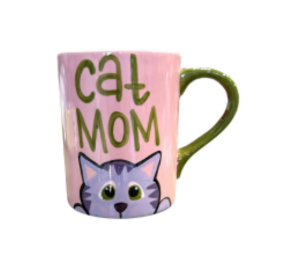 Edina - Color Me Mine Cat Mom Mug