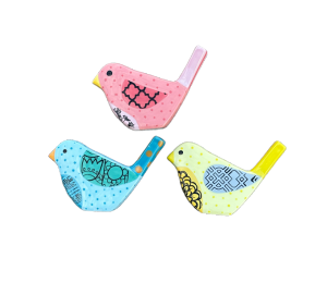 Edina - Color Me Mine Patchwork Birds