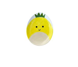 Edina - Color Me Mine Cartoon Pineapple Plate