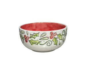Edina - Color Me Mine Holly Cereal Bowl