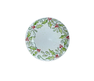 Edina - Color Me Mine Holly Dinner Plate
