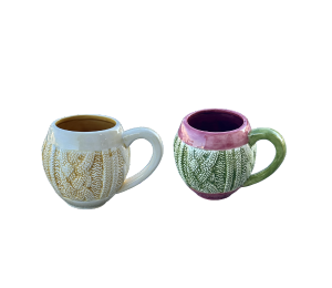 Edina - Color Me Mine Cozy Sweater Mug
