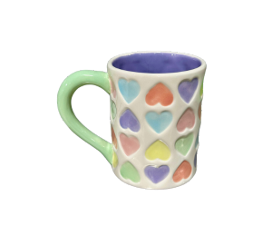 Edina - Color Me Mine Tiny Hearts Mug