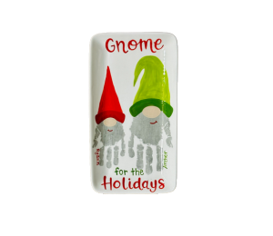 Edina - Color Me Mine Gnome Holiday Plate