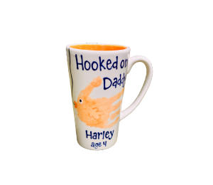 Edina - Color Me Mine Hooked on Dad Mug