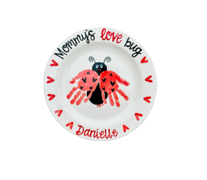 Edina - Color Me Mine Love Bug Plate