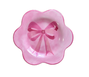 Edina - Color Me Mine Coquette Bow Plate
