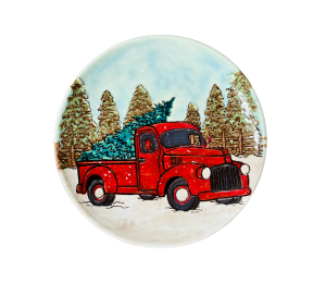 Edina - Color Me Mine Rustic Tree Farm Truck