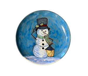 Edina - Color Me Mine Rustic Glazed Snowman