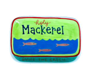 Edina - Color Me Mine Mackerel Appetizer Plate