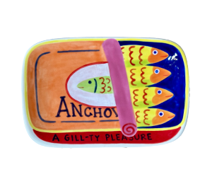 Edina - Color Me Mine Anchovies App Plate