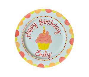 Edina - Color Me Mine Birthday Cupcake Plate