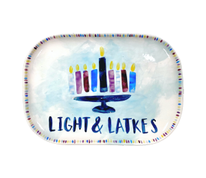 Edina - Color Me Mine Light & Latkes Platter